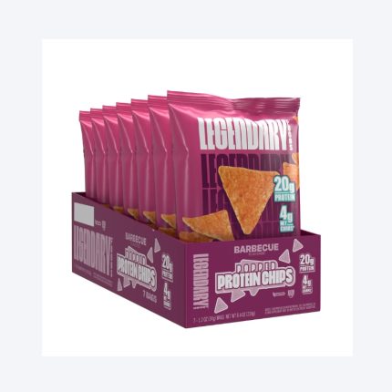 Popped Protein Chips – Barbeque (7 Bags)