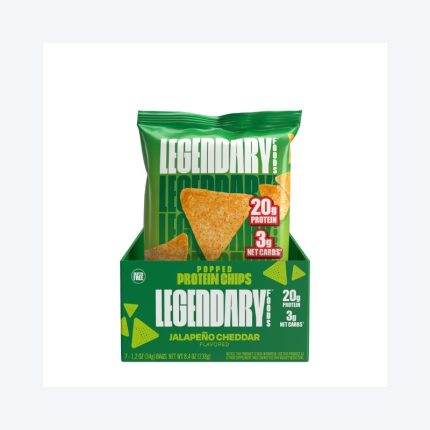 Popped Protein Chips – Jalapeno Cheddar (7 Bags)